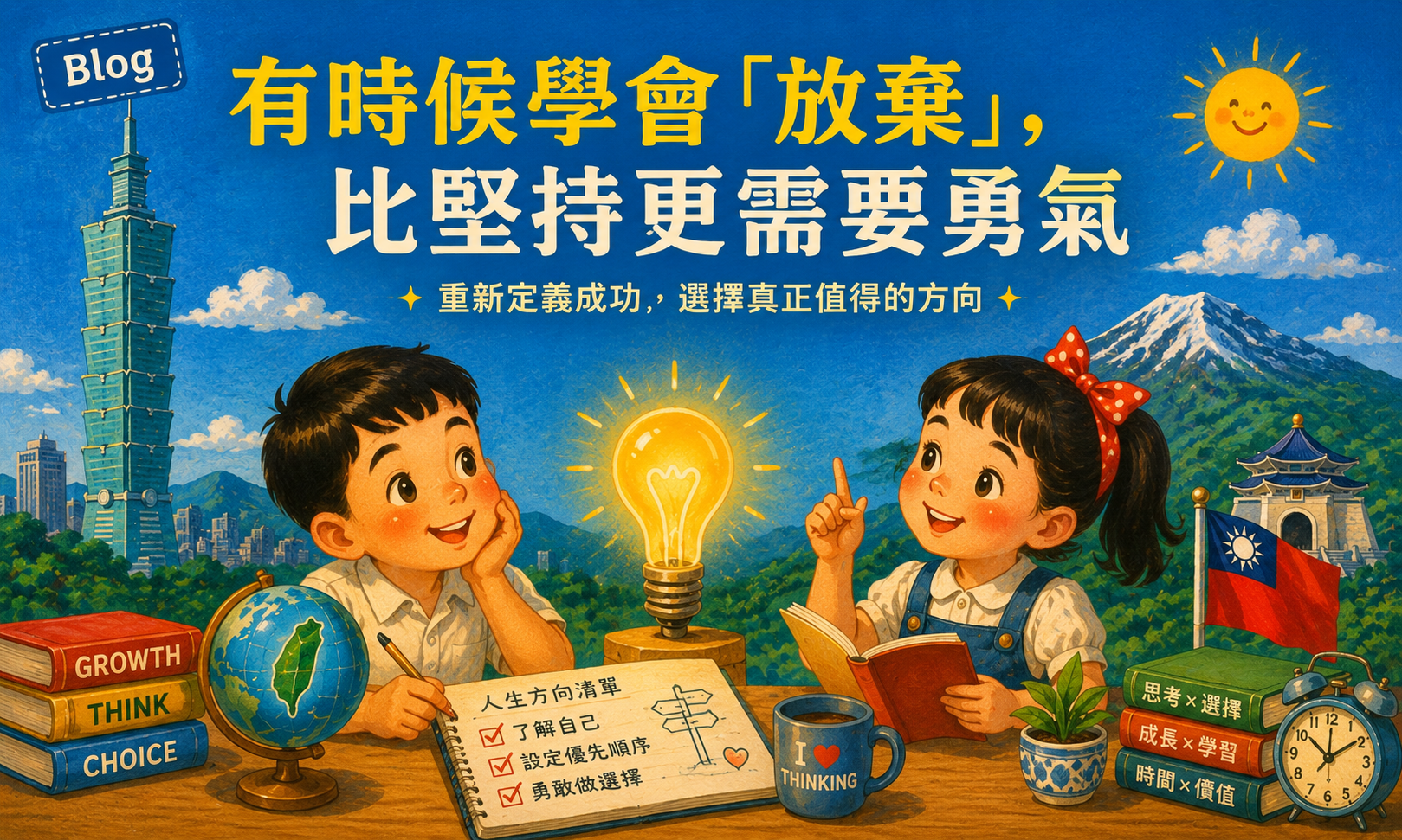 有時候學會「放棄」，比堅持更需要勇氣